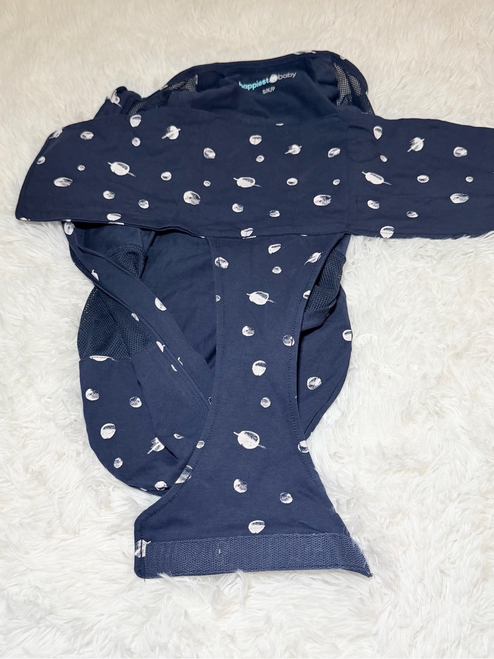 Happiest Baby SNOO Sleeppea Swaddle Midnight Planets 0-3M - Picture 4 of 7